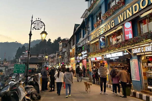 Mall Road Mussoorie